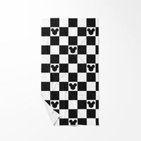 Classic Mouse Checker Beach Towel