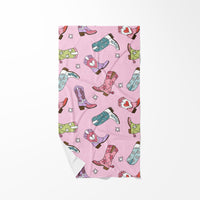 Howdy Summer Beach Towel