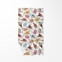 Bear Ice Cream Beach Towel