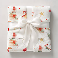 Festive Christmas Fleece Blanket